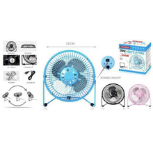 Cargar imagen en el visor de la galería, Mini ventilador Metal silencioso ligero de ordenador USB enfriador ø19 cm