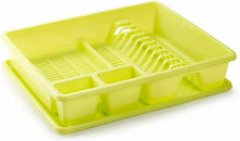 Cargar imagen en el visor de la galería, Escurreplatos Rectangular Con Bandeja Anti Goteo plástico 49x39x10 cm cocina
