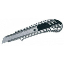 Cargar imagen en el visor de la galería, Cutter con 5 recambios set de cuchillas cuter cuchillo cortar herramienta 18 mm
