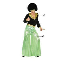 Cargar imagen en el visor de la galería, Disfraz del Disco SIGLO XX AÑOS 70 Verde Hombre Adulto para Carnaval Fiesta