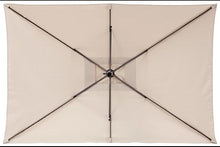 Cargar imagen en el visor de la galería, Sombrilla Jardín, Parasol, Estructura en Aluminio y Acero, Tela Poliéster 180 Gr 200 x 300 cm, 240 cm alto verano playa