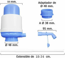Cargar imagen en el visor de la galería, Dispensador de agua manual para garrafas bomba compatible con botellas de 2-10 L