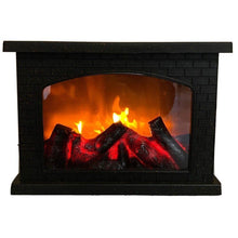 Cargar imagen en el visor de la galería, Lámpara Chimenea LED artificial con registro realista y efecto de simulación 26x14.3x19 cm