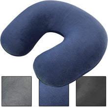 Cargar imagen en el visor de la galería, Set x2 Almohada de viaje Cojín cervical suave al tacto 30 x 27 cm