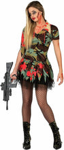 Cargar imagen en el visor de la galería, Disfraz militar sangriento adulto mujer Para Halloween Carnaval Teatro