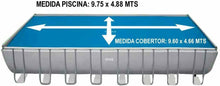 Cargar imagen en el visor de la galería, Cobertor solar para piscinas rectangulares de 975 x 488 cm