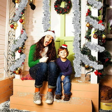 Cargar imagen en el visor de la galería, Guirnalda de Navidad simple Decoración Árbol Artificial Chimeneas Escaleras 2 M