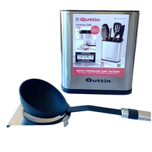 Cargar imagen en el visor de la galería, Porta Utensilios Bote Para Utensilios con Tacoma y reporsacuchara extraible Acero Inoxidable, Organizadores de cocina