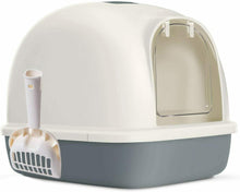 Cargar imagen en el visor de la galería, Aseo Gato Arenero Sanitaria Cerrado Bandeja Arena para Gatos Mascotas con Pala