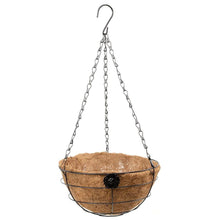 Cargar imagen en el visor de la galería, Macetero Colgante de Coco - Maceta con Cadena y Gancho - Decoración Colgante para Hogar, Terraza,
