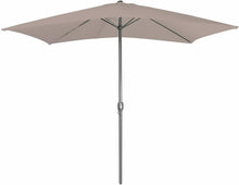 Cargar imagen en el visor de la galería, Sombrilla Parasol 2 x 3 m Con Manivela Inclinabre Tubo aluminio ø 48 mm y Tela Poliéster 200 gr ParaTerraza Jardin Camping