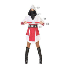 Cargar imagen en el visor de la galería, Disfraz Ninja Mujer Adulto para Carnaval Fiesta Teatro