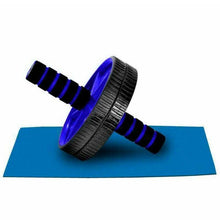 Cargar imagen en el visor de la galería, Rodillo abdominal para fitness doble rueda fitness gimnasio ejercicio muscular