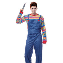 Cargar imagen en el visor de la galería, Disfraz Muñeco Asesino Sangriento Hombre Adulto Para Hallowen Carnaval Fiesta Teatro, Disfraz de Hallowen Carnava