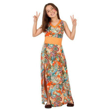 Cargar imagen en el visor de la galería, Disfraz Hippie Niña Infantil Para Carnaval Fiesta Teatro
