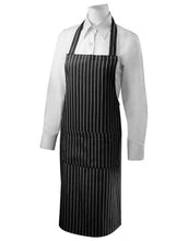 Cargar imagen en el visor de la galería, Delantal largo con peto de cocina professional 60 x 90 cm cocinero
