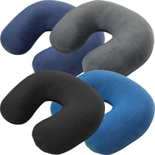 Cargar imagen en el visor de la galería, Set x2 Almohada de viaje Cojín cervical suave al tacto 30 x 27 cm