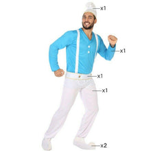 Cargar imagen en el visor de la galería, Disfraz Duende Azul Hombre Adulto para Carnaval Fiesta Teatro