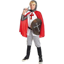 Cargar imagen en el visor de la galería, Disfraz Caballero Cruzadas Históricos Niño Infantil para Carnaval Fiesta Teatro