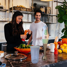 Cargar imagen en el visor de la galería, Batidora de Mano Inmersión 250W Varilla Acero Inox Electrico Con Vaso con Tapa