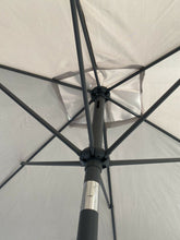 Cargar imagen en el visor de la galería, Sombrilla Parasol 2 x 3 m Con Manivela Inclinabre Tubo aluminio ø 48 mm y Tela Poliéster 200 gr ParaTerraza Jardin Camping