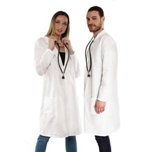 Cargar imagen en el visor de la galería, Disfraz Médico Doctor Científico Bata Blanca Unisex Mujer Hombre Adulto Para Fiesta De Carnaval Halloween