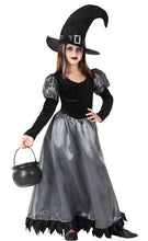 Cargar imagen en el visor de la galería, Disfraz Bruja Infantil Niña para Halloween Carnaval Teato