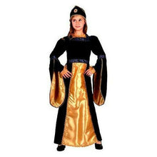 Cargar imagen en el visor de la galería, Disfraz Reina Medieval Niña Infantil Verde para Carnaval Fiesta Teatro