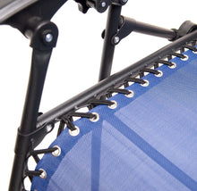 Cargar imagen en el visor de la galería, Silla Tumbona Hamaca Plegable para Playa, jardín, terraza - Hamaca Multiposiciones de Metal con