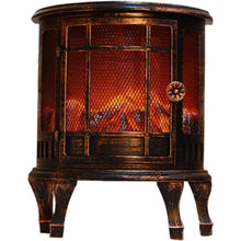 Cargar imagen en el visor de la galería, Lámpara Chimenea artificial con luz led para decoración hogar casa interior navidad