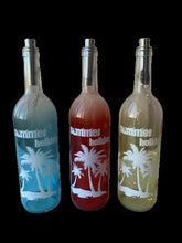 Cargar imagen en el visor de la galería, Botella summer verano vidrio cristal con luz 10 leds, lámpara decorativa