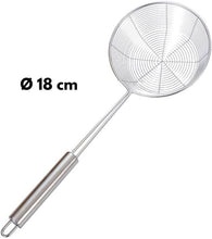 Cargar imagen en el visor de la galería, Espumadera cazo freidora frito freir colador de acero inoxidable escurridor