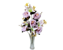 Cargar imagen en el visor de la galería, Ramo de Flores secas Artificiales Cementerio Mesa Decoración Boda hogar regalo