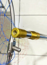 Cargar imagen en el visor de la galería, Sacadera red acero inxidable plegable en 3 tramos telescopio para pesca 77-190cm