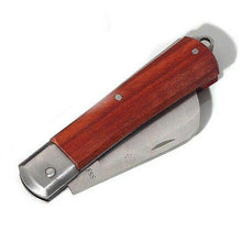 Cargar imagen en el visor de la galería, Cuchillo electricista pelacables cuchilla plegable para PVC herramientas manual