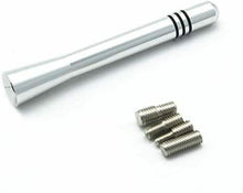 Cargar imagen en el visor de la galería, Antena coche auto automovil UNIVERSAL AM FM PLATA MOTO XXL SILVER