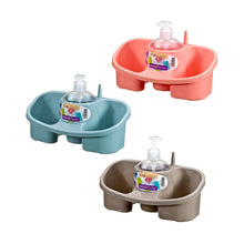 Cargar imagen en el visor de la galería, Estropajero con Dosificador extraible baño cocina para poner esponjas estropajos