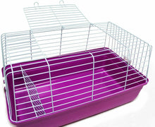 Cargar imagen en el visor de la galería, Jaula Conejo Parque para Conejos Cobayas Mascotas Pequeños con Puerta Superior