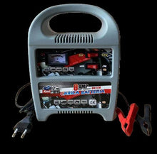 Cargar imagen en el visor de la galería, Cargador de bateria coche moto 6-12 V, 4/8A CON AMPERIMETRO
