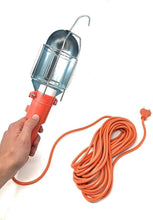 Cargar imagen en el visor de la galería, Lámpara de trabajo portátil con interruptor y cable 10 metros antorcha colgante