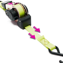 Cargar imagen en el visor de la galería, Correa Tensor sujeción automática 3,5m x25mm Eslinga Trinquete Autoenrollable