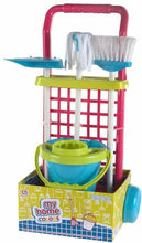 Cargar imagen en el visor de la galería, Carrito limpieza, 55 cm My Home Colors (Cubo azul)