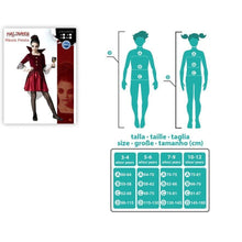 Cargar imagen en el visor de la galería, Disfraz Vampiresa Borgoña Infantil Niña Para Halloween y Carnaval Fiestas