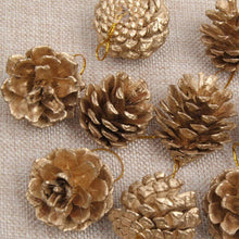 Cargar imagen en el visor de la galería, 30 Conos de Pino de Navidad con Colgante piña Cadena decoración árbol artesanía