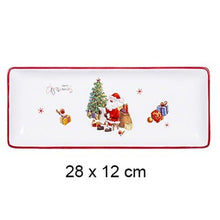 Cargar imagen en el visor de la galería, Menaje de Mesa Juego de Vajilla Cerámica de Navidad Plato Entremesera Bandeja...