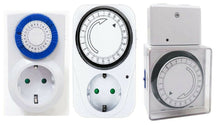 Cargar imagen en el visor de la galería, Enchufe eléctrico temporizador mecánico de 24 horas 230V 16A Max:3680W …