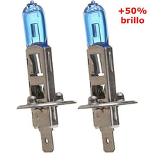 Cargar imagen en el visor de la galería, 2PCS Bombillas Halógenas H1 para Faros Delanteros Coche 12V 55W, 3600K y 6400K