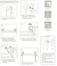 Cargar imagen en el visor de la galería, Toallero Doble Barras Con Ventosas Fuerte De Pared Pvc Plástico Barras Acero Inoxidable Para Toallas