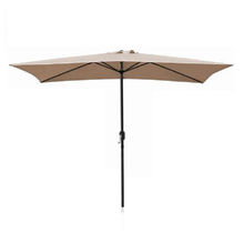 Cargar imagen en el visor de la galería, Sombrilla Jardín, Parasol, Estructura en Aluminio y Acero, Tela Poliéster 180 Gr 200 x 300 cm, 240 cm alto verano playa