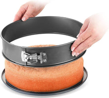 Cargar imagen en el visor de la galería, Moldes para hornear desmontables hacer pastel reposteria gris oscuro